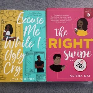 Book Bundle “Excuse Me While I Ugly Cry” “The Right Swipe”